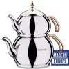 Korkmaz Hanedan Teapot Set - Gold