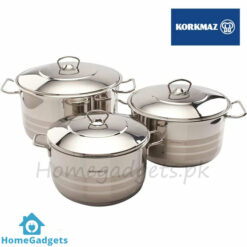 Korkmaz Mega Plus Cookware 6 Pcs Set