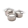 Korkmaz Mega Plus Cookware Set 06 Pcs