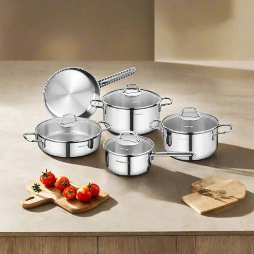 Korkmaz Perla Cookware Set - 09 Pcs