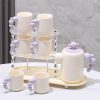 Luxury Cream Style Ceramic Tea Set