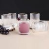 Ridged Stripe Gold Rim Glassware Set