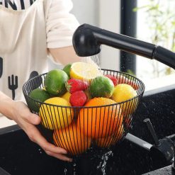 Metal Wire Fruit Basket For Kitchen