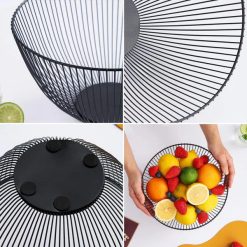 Metal Wire Fruit Basket For Kitchen