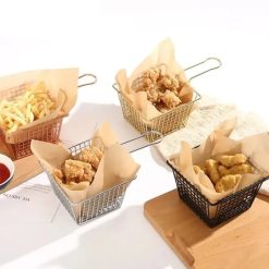 Mini Square Iron Fries Basket 1