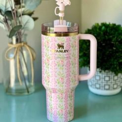The Stanley x LoveShackFancy Quencher 40oz - BLOOMING HEIRLOOM