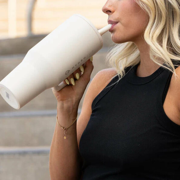 Hydro Jug Traveler Tumbler 32oz - Cream
