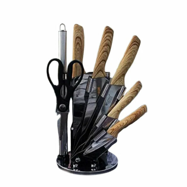 Wood Pattern Unique Knife Sets