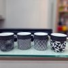 Printed Bone China Tea Coffee Cup Set of 6