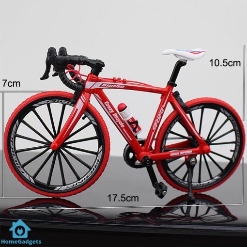 Diecast Model Car 1:10 Alloy Bicycle Model Die-casting Metal Toy Bicycle Simulation Mountain Bike Racing Children’s Bicycle Collection Gift