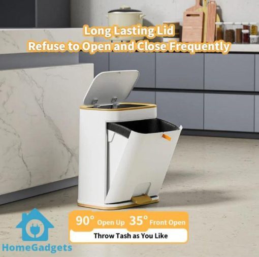 Bathroom Trash Can with Lid
