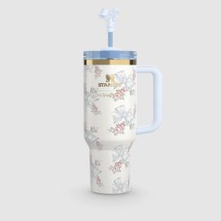 The Stanley X LoveShackFancy Holiday Quencher 40oz Blue