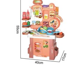 46 Pieces Pretend Play Kids Kitchen Set