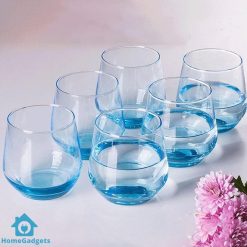 Luxury Crystal Juice Glass Tumblers Set of 6