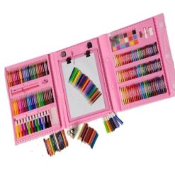 BEAUTIFUL COLOURS KIT STATIONERY SET FOR KIDS 208 PCS
