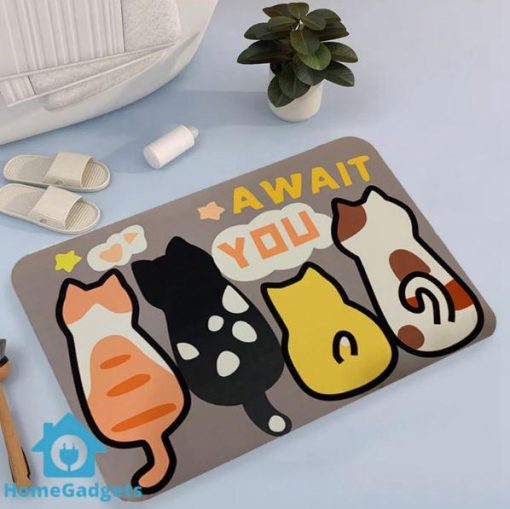 Non Slip Water Absorbent Bath Mat