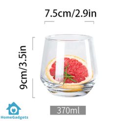 Luxury Crystal Juice Glass Tumblers Set of 6
