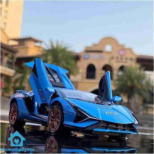 1:24 Diecast Metal Lamborghini SIAN 1:24 alloy car model
