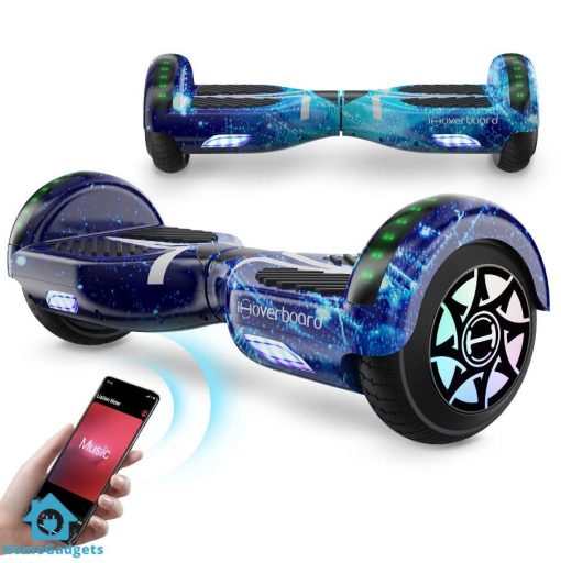 iHoverboard H4 Blue Bluetooth Hoverboard 6.5 Inch