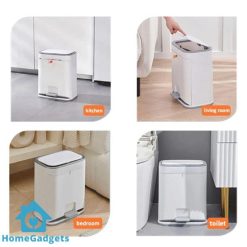 Bathroom Trash Can with Lid