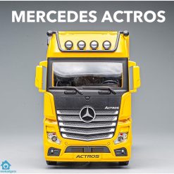 1:24 Diecast Mercedes Benz Actors Truck Trailer Alloy Model