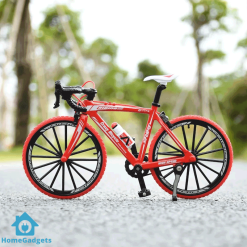 Diecast Model Car 1:10 Alloy Bicycle Model Die-casting Metal Toy Bicycle Simulation Mountain Bike Racing Children’s Bicycle Collection Gift