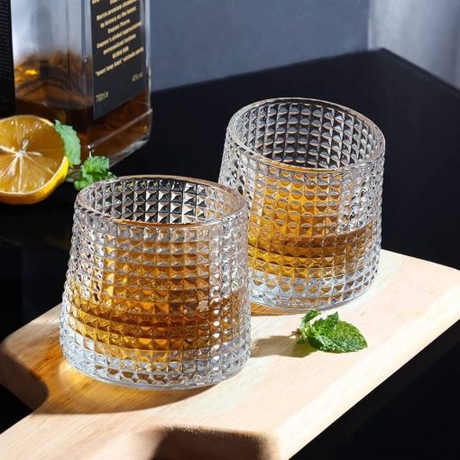 Danny Home Dancing glass Spinning Swirling Drinking Cocktails Glass Pack of 6 - Image 2
