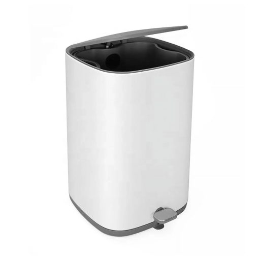 DANNY HOME Stainless Steel Dust Bin Powder Coating Metal Trash Can 10Liter - Image 4
