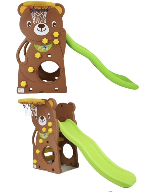 Infantes Teddy Bear Childrens Slide Garden Basketball - Image 4