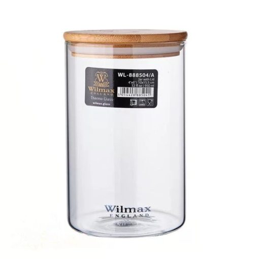 Wilmax Jar With Lid 4×6 WL-888504-A