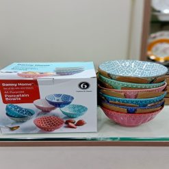 Danny Homes Porcelain Cereal Bowl Set of 6
