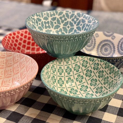 Danny Homes Porcelain Cereal Bowl Set of 6 - Image 5