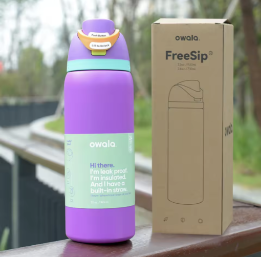 Original OWALA FreeSip Water Bottle - 32oz - Image 4