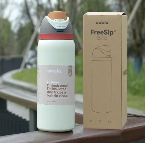 Original OWALA FreeSip Water Bottle - 32oz - Image 2