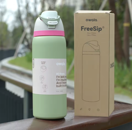 Original OWALA FreeSip Water Bottle - 32oz - Image 5