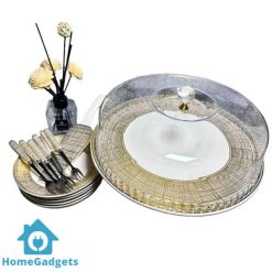 Elegance 15 Pcs Footed Cake Set