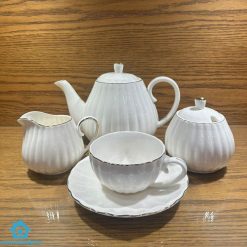 ELEGANCE FINE BONE TEA SET 17PCS