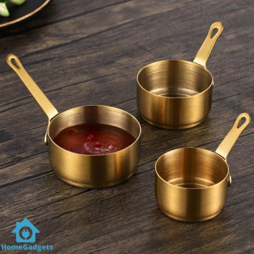 Stainless Steel Mini Sauce Cup With Handle