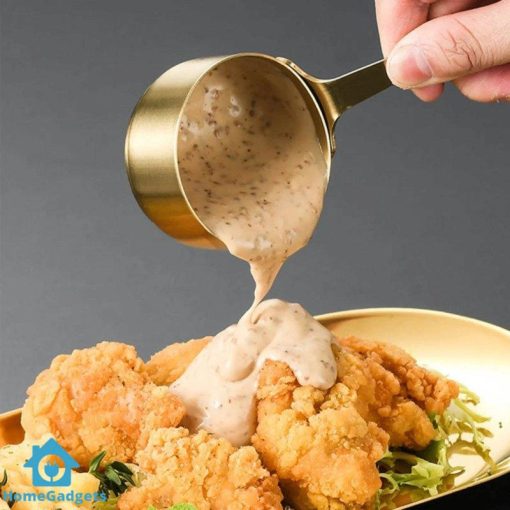 Stainless Steel Mini Sauce Cup With Handle - Image 3