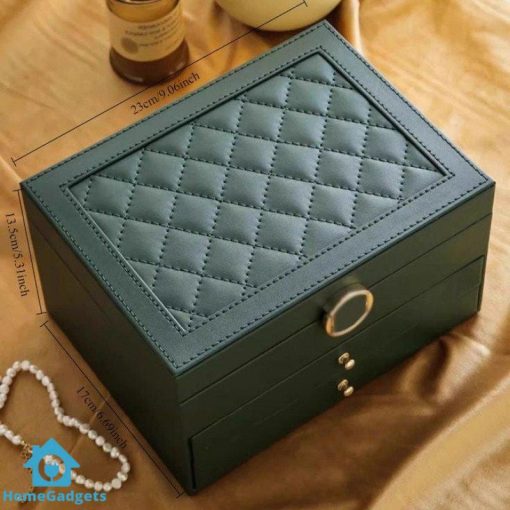 Multi Layer Premium Jewellery Organizer With Lock - Image 2