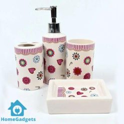 Bathroom Set Multi-color Design 4Pcs Set