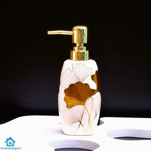 Flora Bathroom Set Stone Set of 4Pcs - Image 4