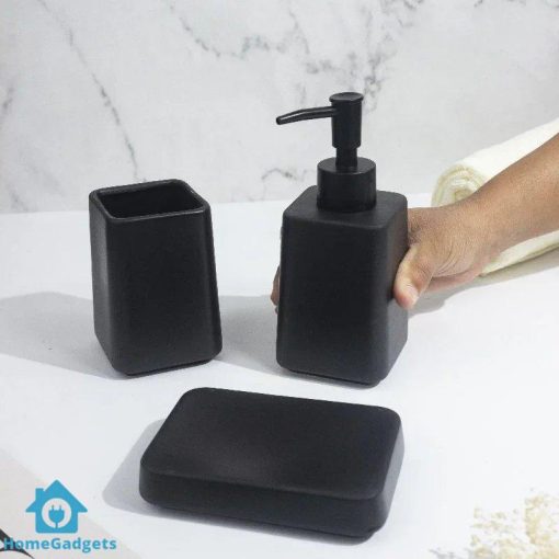 Elegance Matte Bathroom Set Of 3