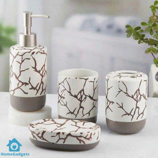 Ceramic Bathroom Set 4 Pieces