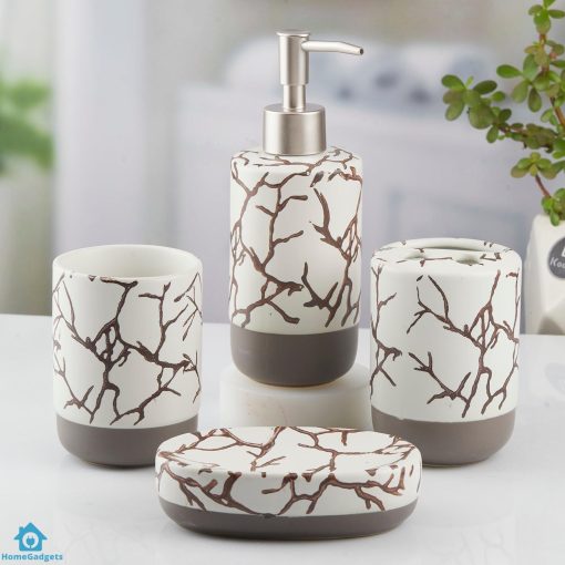 Ceramic Bathroom Set 4 Pieces - Image 3