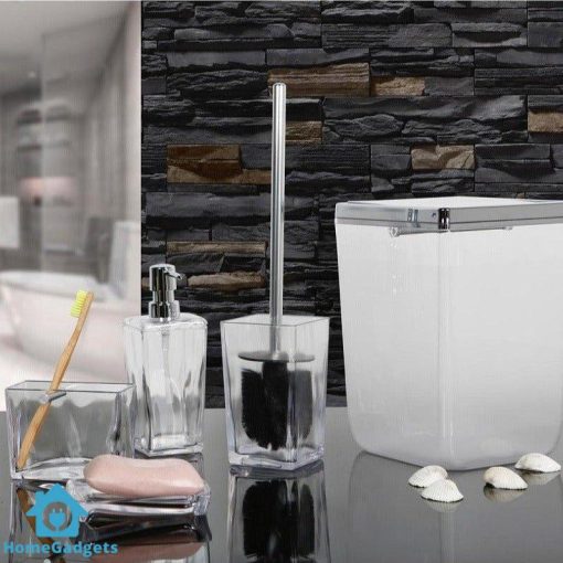 Primanova Biga Bathroom Set Transparent Chrome