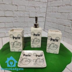 4 Pieces Ceramic Bathroom Set NA3