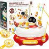 2in1 Magnetic Fishing and Catching Rocket Launcher Turntable