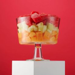 Glass Trifle Bowl Fruit Dessert Bowl