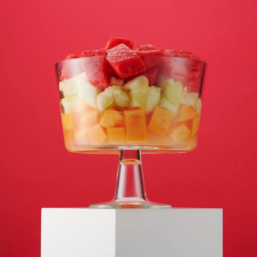 Glass Trifle Bowl Fruit Dessert Bowl
